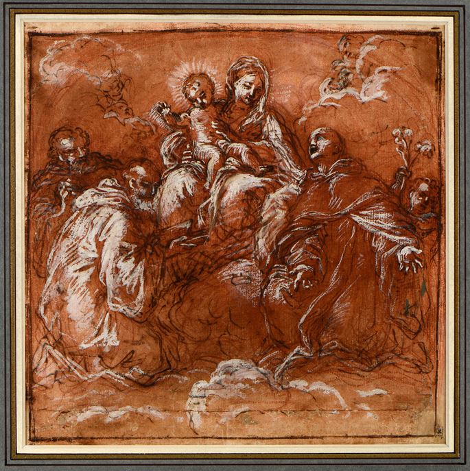 Giuseppe PASSERI - The Virgin and Child with Saints | MasterArt